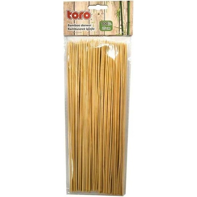 Toro Bambusové špejle hrocené 25 cm 100 ks 268432