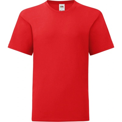 Fruit of the Loom tričko Kids Iconic 150 T red