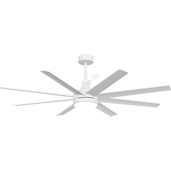 Aigostar - LED Димируем таванен вентилатор LED/24W/230V 2700-6500K + д. у. бял (AI1945)