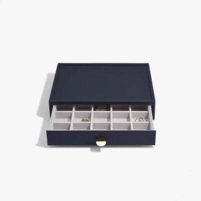 Stackers šperkovnice na malé šperky Navy Pebble Classic Trinket Drawer tmavě modrá 75798