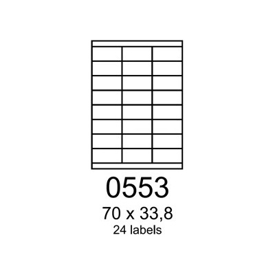 Rayfilm R01000553F biele A4 1000 list.