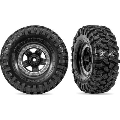 Traxxas kolo 1.9" disk TRX-4 Sport černý polomatně chromovaný pneu Canyon Trail 2