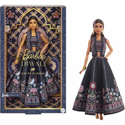 Mattel Barbie DIWALI SVIATOK SVETIEL 2024 čierna