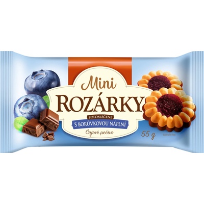 Fammilky Mini Rozárky polomáčené s borůvkovou náplní 55 g