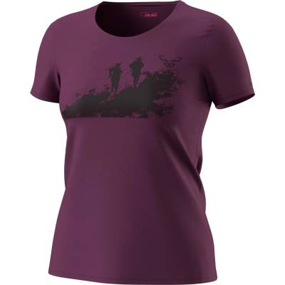 Dynafit Дамска тениска Dynafit Women's Graphic Co S/S Tee T-shirt - Amaranth / Runners - размер 42 (EU) (916-6630-0115)