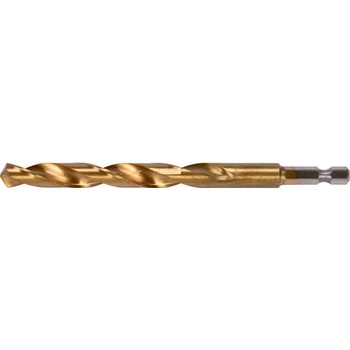 YATO Vrták do kovu so šesťhrannou stopkou 1/4" YATO HSS-TiN 10 x 133/87 mm (YT-44772)