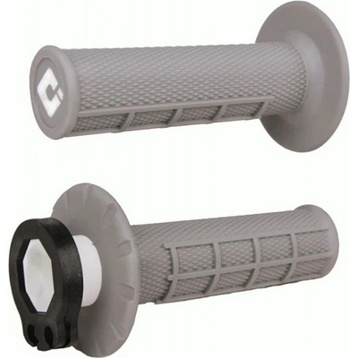 ODI Grips set Lock-on ODI MX V2 H36HWG Grey Soft Half-Waffle
