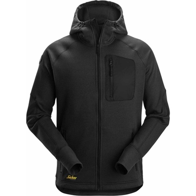 Snickers Workwear Mikina s kapucí FlexiWork Mesh černá