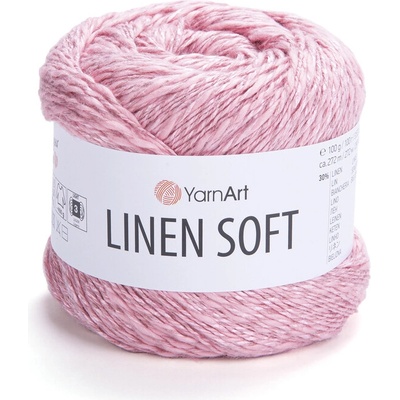Yarn Art příze Linen Soft 7322 růžová