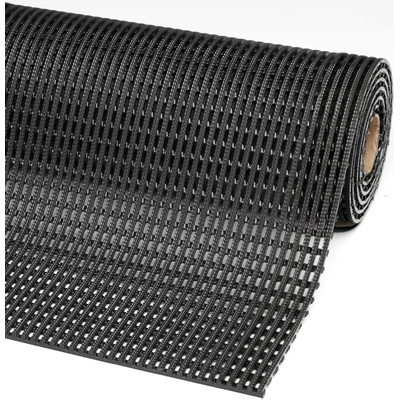 Notrax 537 Flexdek Priemyselná protišmyková rohož pre vysokú záťaž čierna 120 cm x 10 m