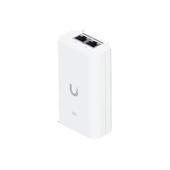 Ubiquiti UniFi UACC-PoE++-10G-EU 10G PoE++ Adapter (60W), can power UniFi PoE++ devices, reduce dependency on PoE switch power, and provide a Multi-Gigabit LAN connection (UACC-POE-PLUSPLUS-10G-EU)