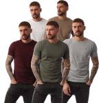 Farah Тениска Farah Wardlow 5 Pack Lounge T-Shirts - Grey green
