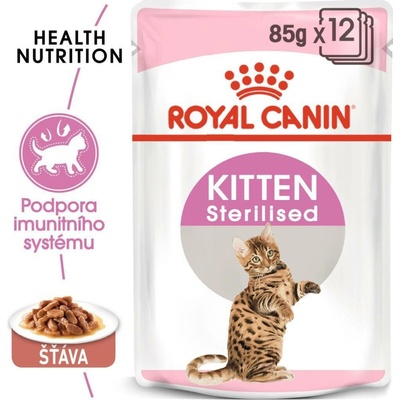 Royal Canin Kitten sterilised gravy 12 x 85 g