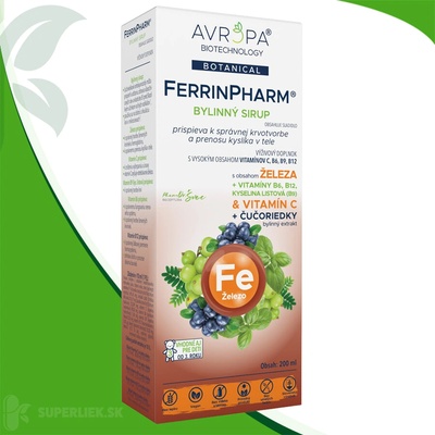 Avropa FerrinPharm bylinný sirup 200 ml