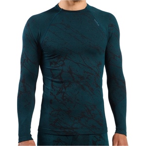 Odlo Мъжко синтетично термобельо Odlo Performance Warm Blackcomb Bl Top Crew Neck L/S Synthetic base layer - Reflecting Pond (014-2612-0113)
