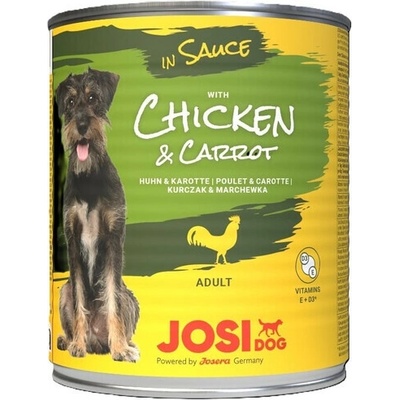 JosiDog Chicken & Carrot in Sauce 830 g