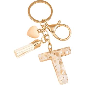 HARAHU Ключодържател Азбука - Т / Бяла kp37816 (37816)