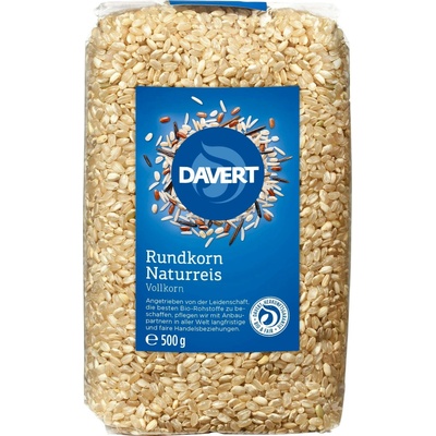 Davert Kulatozrnná rýže natural bio 0,5 kg