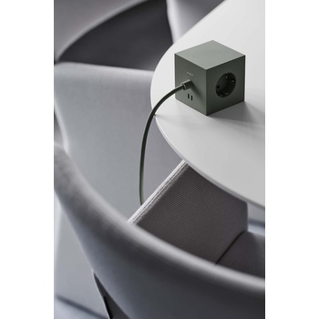 AVOLT Square 1 Plug + 2 USB 8 m (SQ1.EUFC20.18OG)