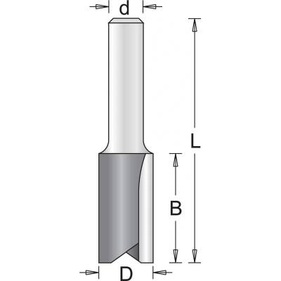 HiKOKI 754051 Drážkovacia fréza 3x11x51mm, 8mm