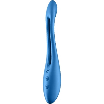 Satisfyer Мулти-функционален стимулатор за двойки или соло Unisex "ELASTIC GAME DARK BLUE" 20 см