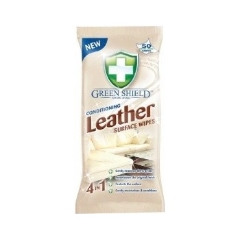 Green Shield Conditioning Leather vlhčené ubrousky na kůži 50 ks