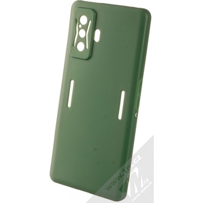 Pouzdro 1Mcz Matt Skinny TPU ochranné silikonové Xiaomi Poco F4 GT tmavě zelené