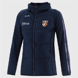 ONeills Яке ONeills Women's Dynamo Antrim GAA Quilted Long Sleeve Performance Training Jacket - Mar/Pur