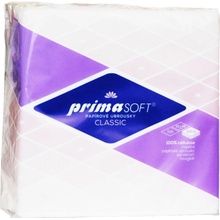 PrimaSoft ubrousky Classic 1V bílé 100ks 33x33cm