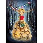Magnolia - Puzzle Romi Lerda: Bookworm Girl - 1 000 piese