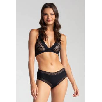 Gatta Bodywear Микрофибърни бикини в черен цвят laceeh-66907-black - Черен, размер l