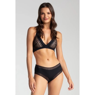 Gatta Bodywear Микрофибърни бикини в черен цвят laceeh-66907-black - Черен, размер l