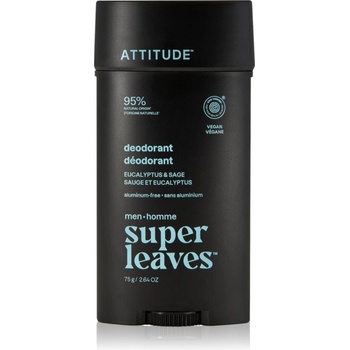 ATTITUDE Super Leaves Men Deodorant дезодорант за мъже Eucalyptus & Sage 75 гр