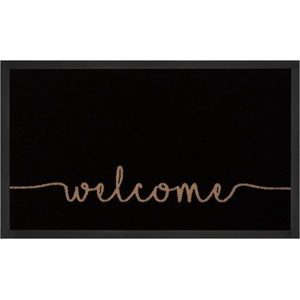 Hanse Home Черна изтривалка , 45 x 75 cm Cozy Welcome - Hanse Home (103796-45x75)