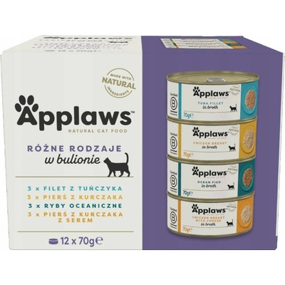 Applaws Cat Multipack konzerv variety 12x 70 g