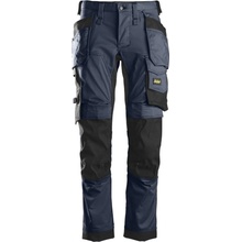 AllroundWork Snickers Workwear nohavice Stretch s PK tmavě modré