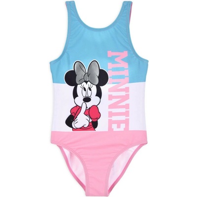 Dívčí jednodílné plavky Minnie Mouse Disney Světle růžová