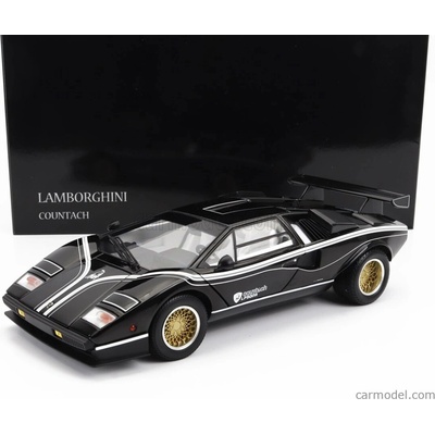Kyosho Lamborghini Countach Lp500 R Quattrovalvole 1982 Černá Bílá 1:18