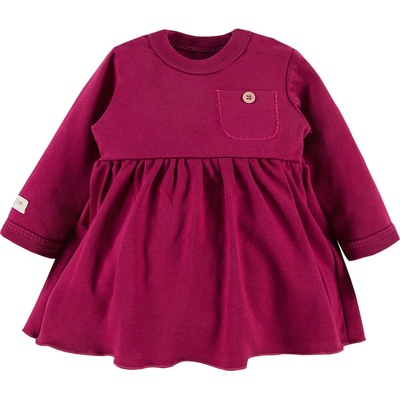 EEVI EEVI Dívčí tunika/šaty s kapsičkou bordó – Zboží Dáma