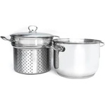 Haschever HR-Тенджера за паста Ø24xh24cm 8L двойна с двойно дъно (4SMCLK0824001/1601.203) (018942)
