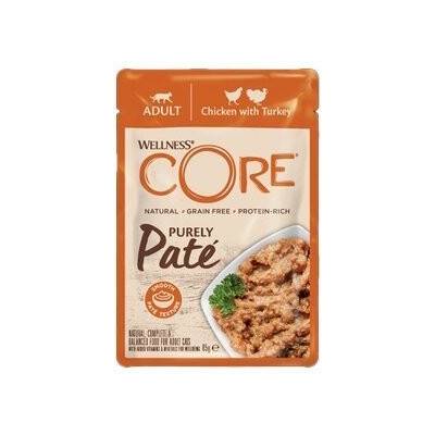 Wellness Core Cat Paté kuracie a morčacie 85 g