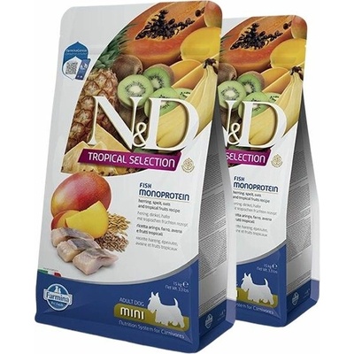 N&D Tropical Selection Adult Mini Herring 2 x 5 kg