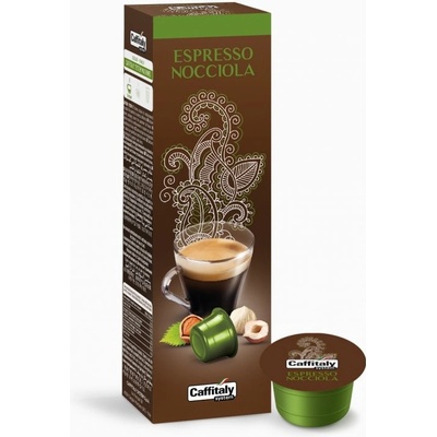 Caffitaly Kapsule do Tchibo Cafissimo Espresso Nocciola káva s lieskovoorieškovou príchuťou 10 kusov