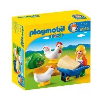 PLAYMOBIL Комплект Плеймобил - Домакиня с кокошки и пилета, Playmobil, 291322