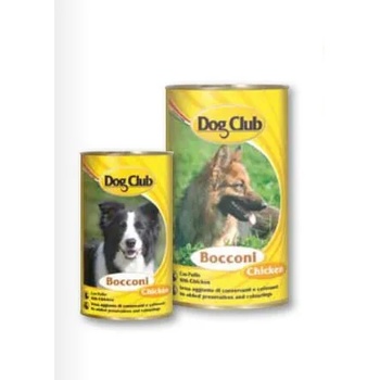 Dog Club - Консервирана храна за израснали кучета с пилешко, 1230 гр. / 3 броя