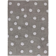 Lorena Canals Polka Dots Grey-White Šedá