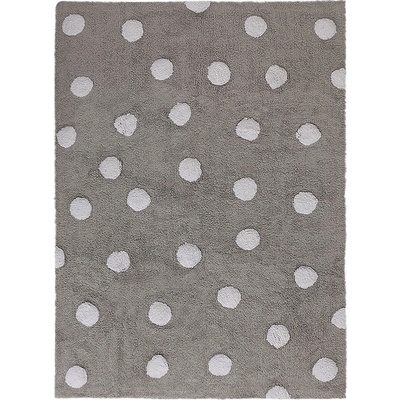 Lorena Canals Polka Dots Grey-White Šedá