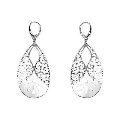 INFINITYSILVER Stříbrné visací náušnice kapky VERA 292263