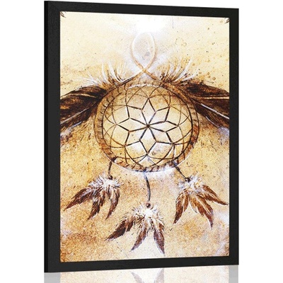 Plakát indiánský lapač snů - 40x60 no frame