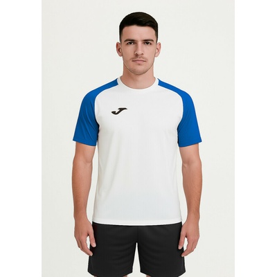 ACADEMY IV SHORT SLEEVE T SHIRT ROYAL WHITE